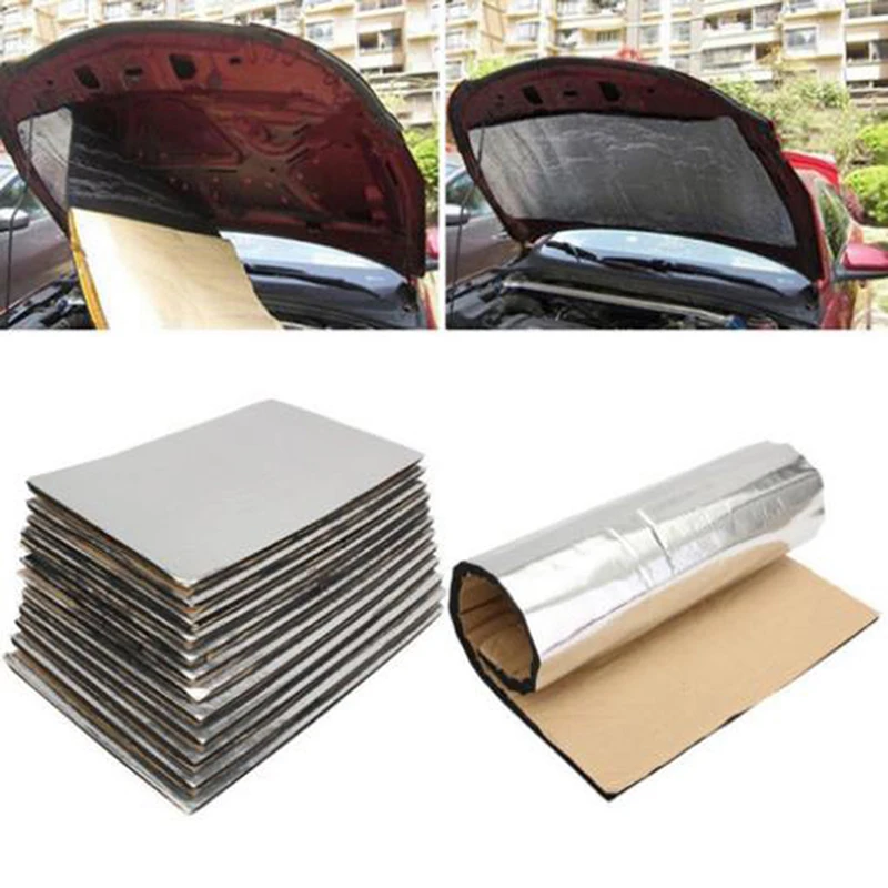 

10/8/6/3mm Car Sound Mat Closed Cell Foam Proofing Deadener Heat Noise Insulation Deadening Mat Hood Car Accessories