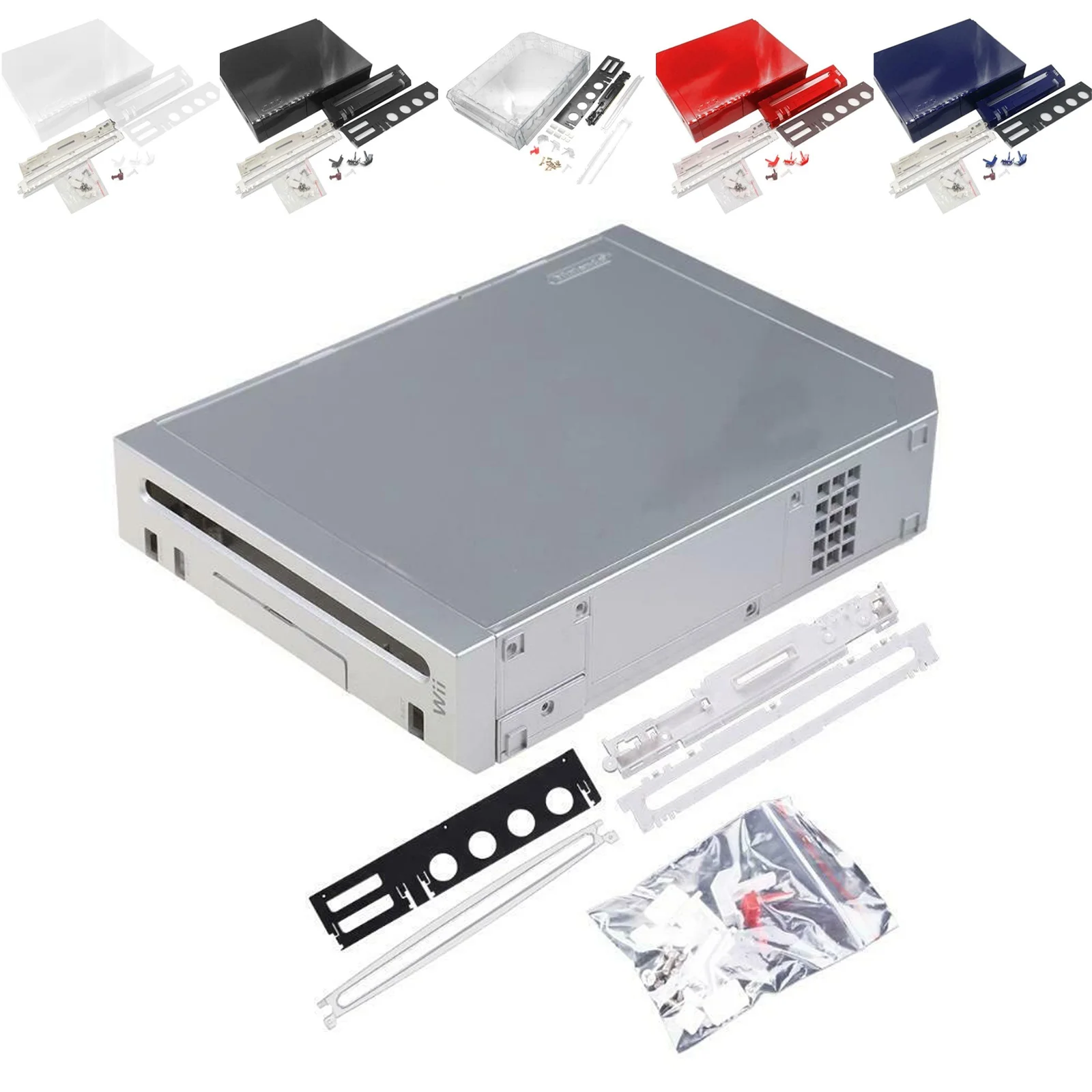 

Hot Favorable Full Housing Case Cover Shell Skin with Buttons for Wii Console