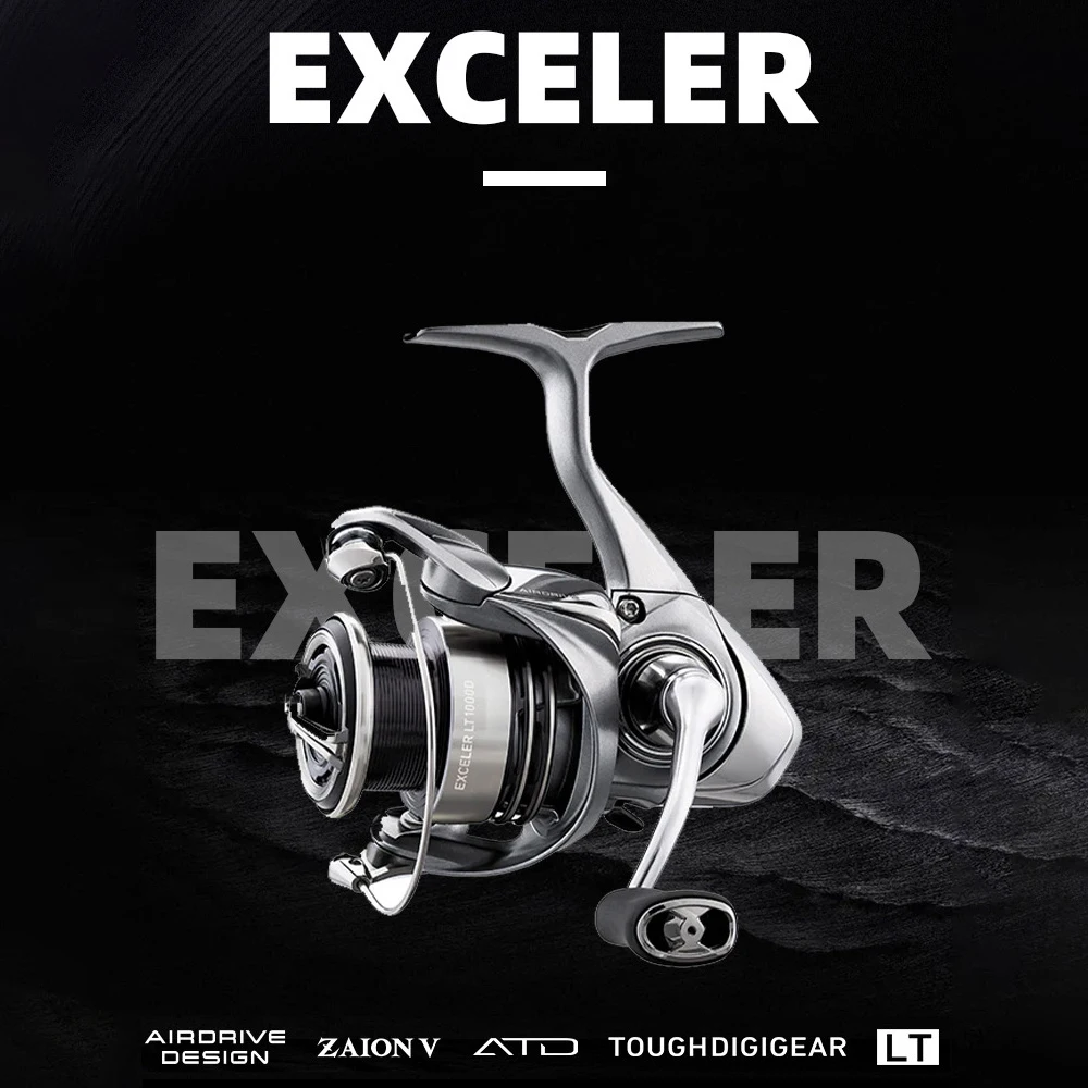 Фото Спиннинговая рыболовная катушка DAIWA EXCELER LT 2023 1000 2000 2500 3000 4000 5000 6000 Катушка для приманки, катушка для морской пресной воды №1