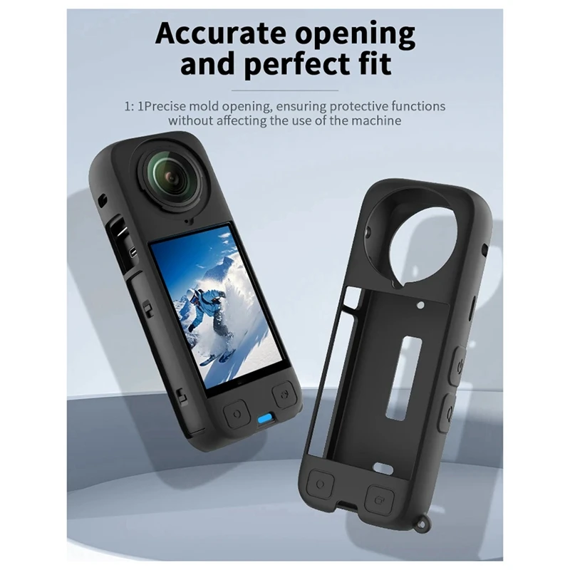 Силиконовый чехол для объектива панорамной камеры Insta360 X4