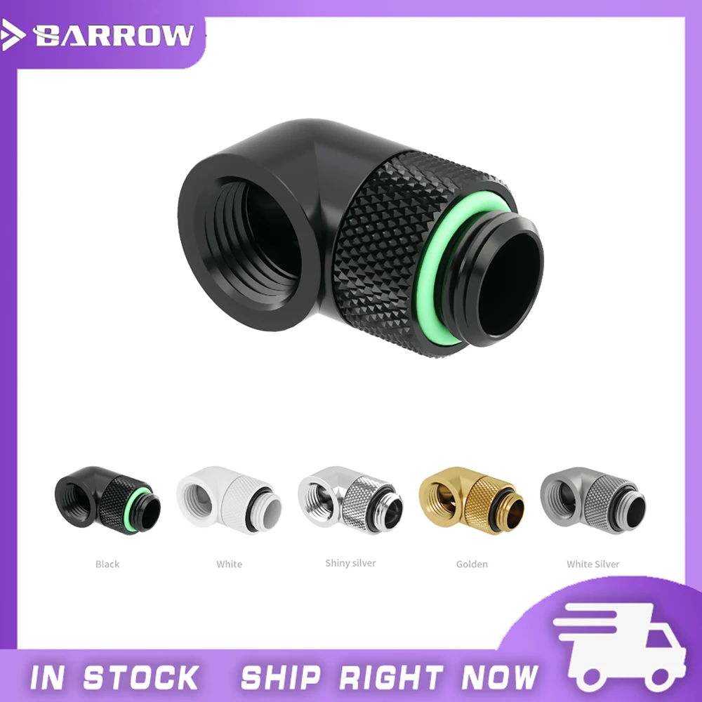 

Barrow TWT90-v2.5, G1/4'' Thread 90 Degree Rotary Fittings, Seasonal Hot Sales,One Of The Most Practical Water Coolling Fittings