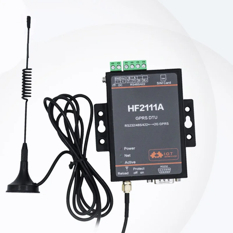 Фото Преобразователь RS485 RS422 в GPRS, последовательный сервер HF2111A №3