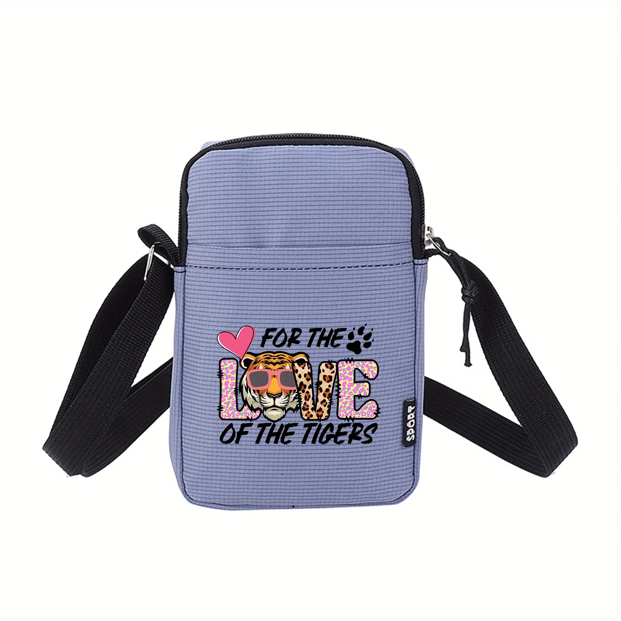 Мини-сумка Через Плечо В Тигровую Полоску Многофункциональный Кошелек Для