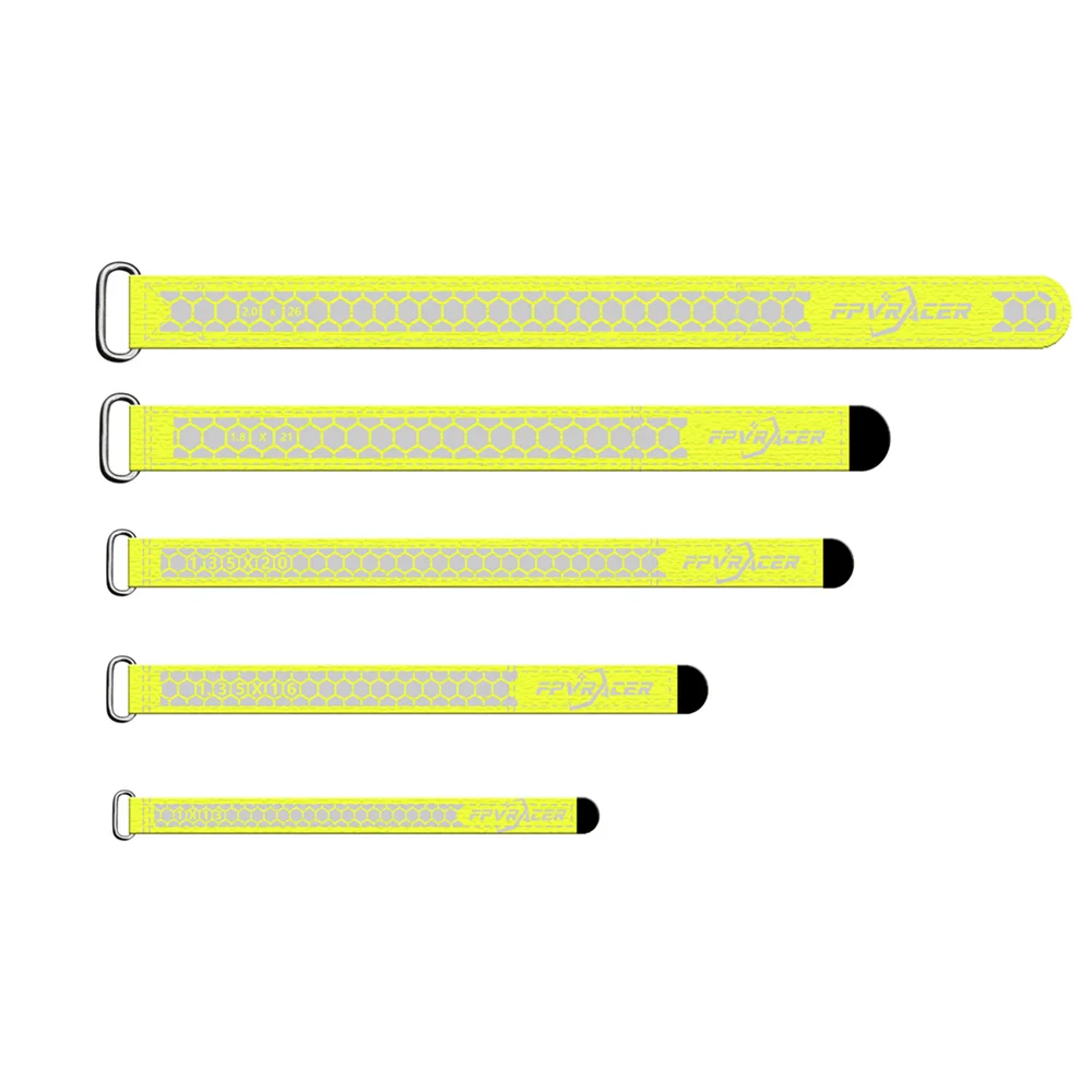 

10 шт. FPVRACER шовный и полиэстер 300D RC аккумулятор ремень металлическая пряжка для FPV гоночного фристайла большого радиуса действия дронов DIY части