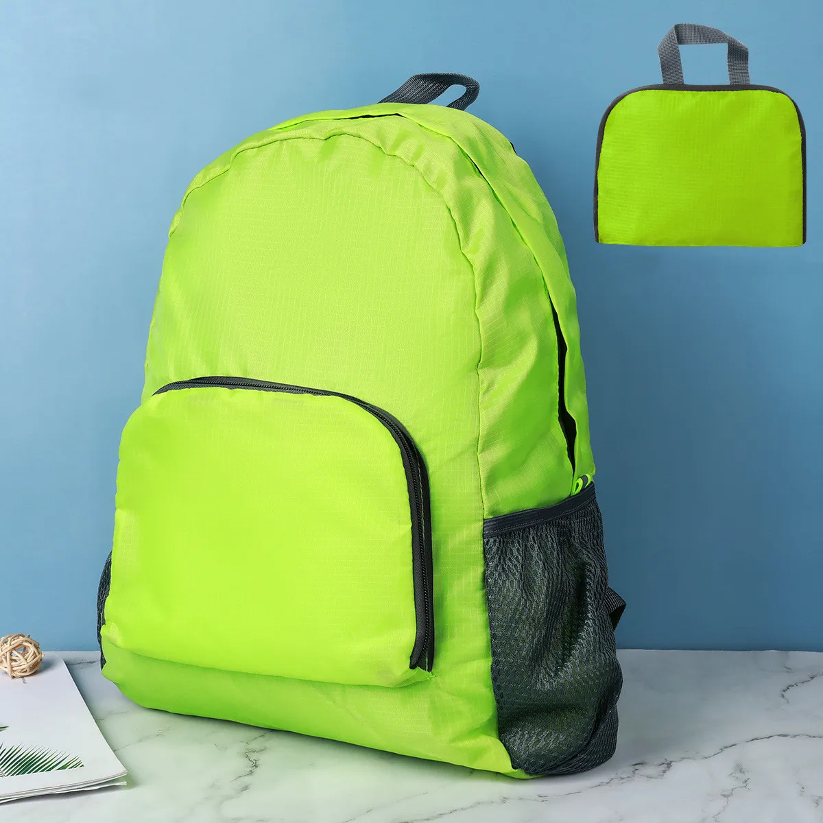 

20L Folding Storage Backpack Men's Ultralight Waterproof Backpack Women's Travel Camping Hiking Backpack Customized Logo