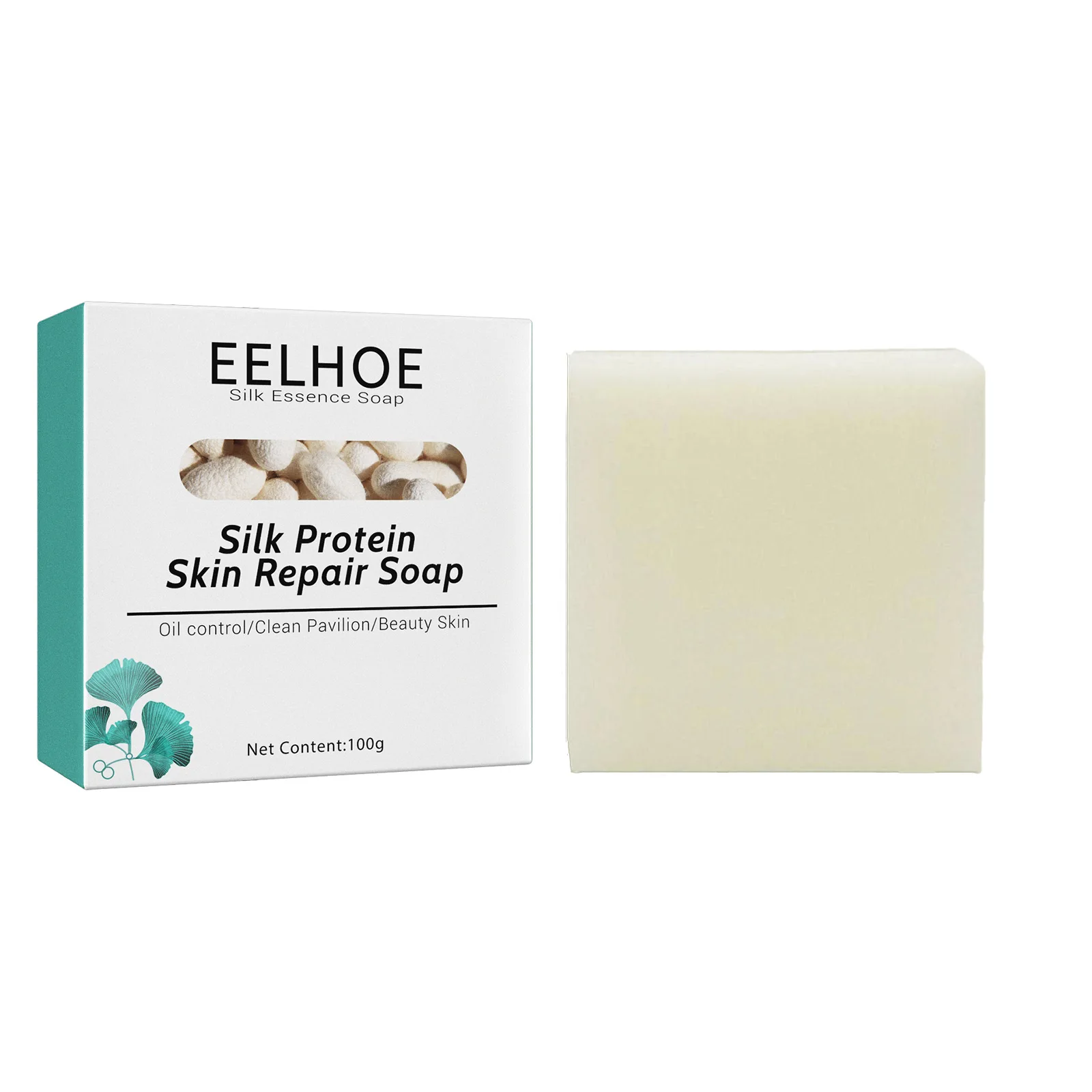 

Silk Protein Mask Soap Goat Milk Protein Anti Mite Deep Cleansing and Repairing Skin Oil Control Makeup Removal Moisturizing