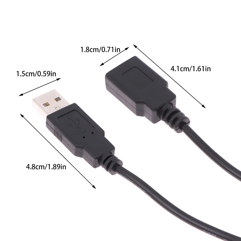 1 шт. 4-контактный USB-кабель для зарядки 30 см