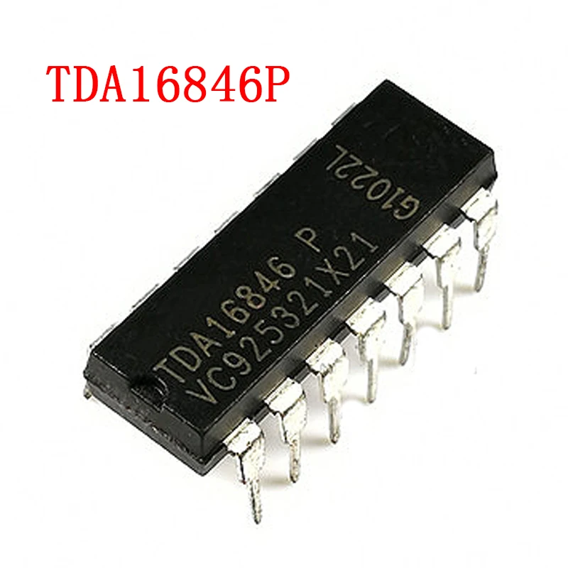 10 шт TDA16846P DIP-14 TDA16846-2P DIP14 TDA16846 DIP TDA16846-2