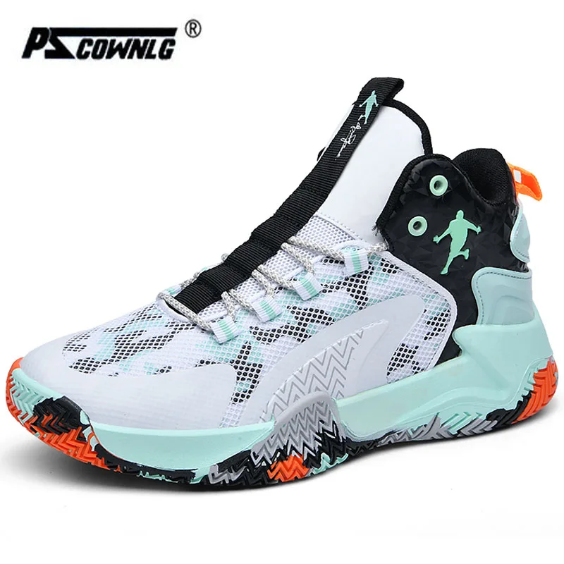 

New Quality Basketball Shoes Men Sneakers Boys Basket Shoes Autumn High Top Anti-slip Outdoor Sports Shoes Trainer Women Summer