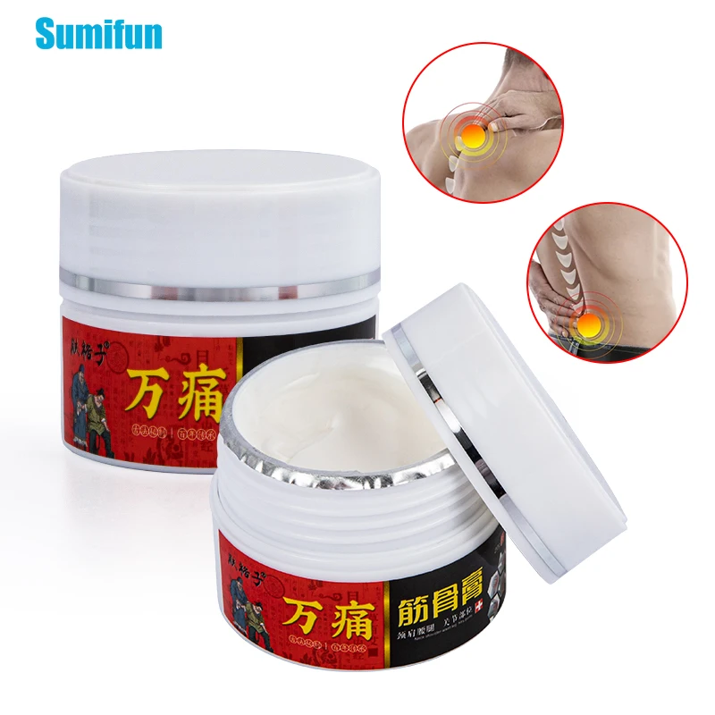 

1Pc 20g Pain Relief Ointment Relieve Cervical Lumbar Shoulder Knee Pain Joint Rheumatism Bone Ache Muscle Strain Analgesic Cream