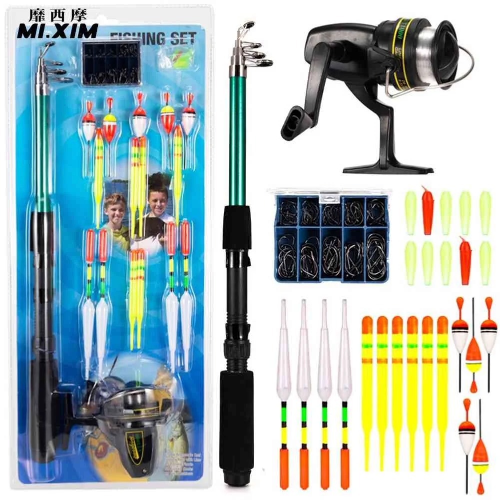 

Fishing Rod Reels Telescopic Full Sea Boat Fishing Combo Accessories for Youth Adults Beginner Saltwater Freshwater