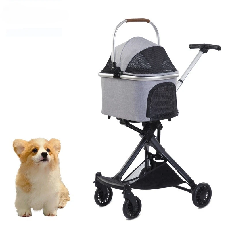 

Luxury 4 wheel small pet stroller for cat/pet fold travel stroller small dog for pet travel /wholesale dog stroller pet carrier
