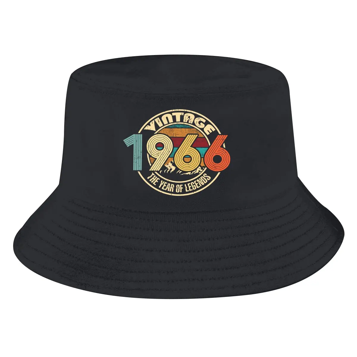 

Vintage 1966 Original Parts Unisex Bucket Hats Hip Hop Fishing Sun Cap Fashion Style Designed