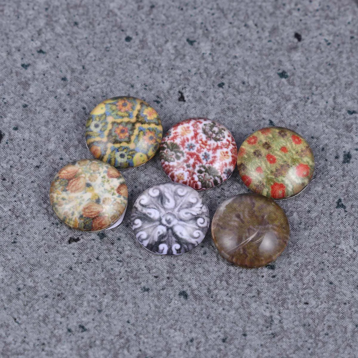 

Jewelry Flat Round Tiles Mosaic Dome Beads Making Half Embellishments Oval Findings Backs Gemstone Vintage Tile Nuggets Supplies