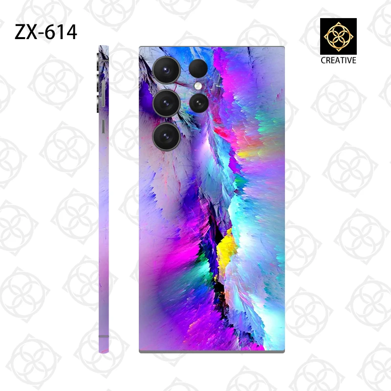 Красочная кожаная пленка для Samsung Galaxy S23 Ultra наклейка 24 Plus задняя 22 матовая