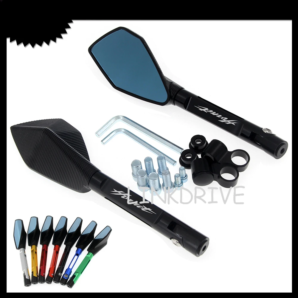 

Aluminum Motorcycle Handlebar Rear View Mirrors Anti-glare Mirror for HONDA CB600F / CB650F CB900 CB599 CB600 Hornet