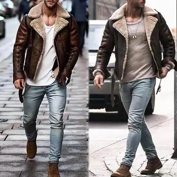 

Winter Coat for Women 2021 New Imitation Fur Men's Jacket Thickened Zipper Jacket