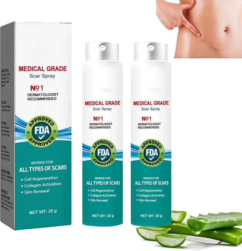 

Удаление шрамов с помощью передового спрея подходит для всех типов рубцов, таких как рубцы от акне, хирургические рубцы и растяжки