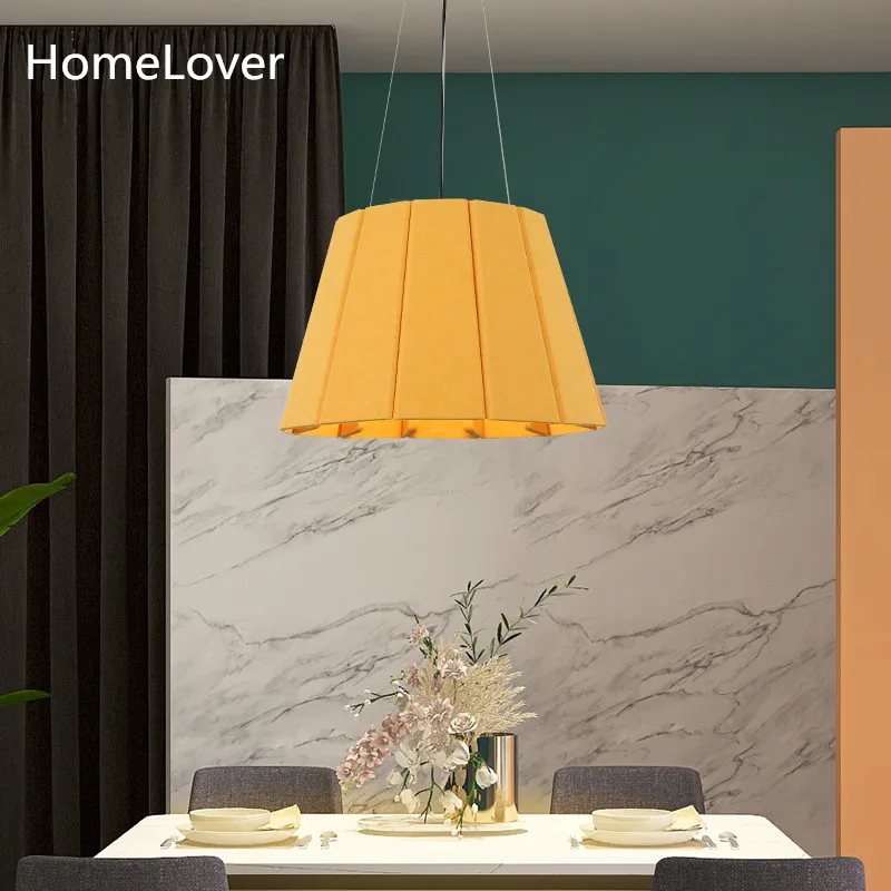 

Echo Acoustic pendant light Nordic creative designer felt pendant lamps living room indoor Color lampshade dining Home decor