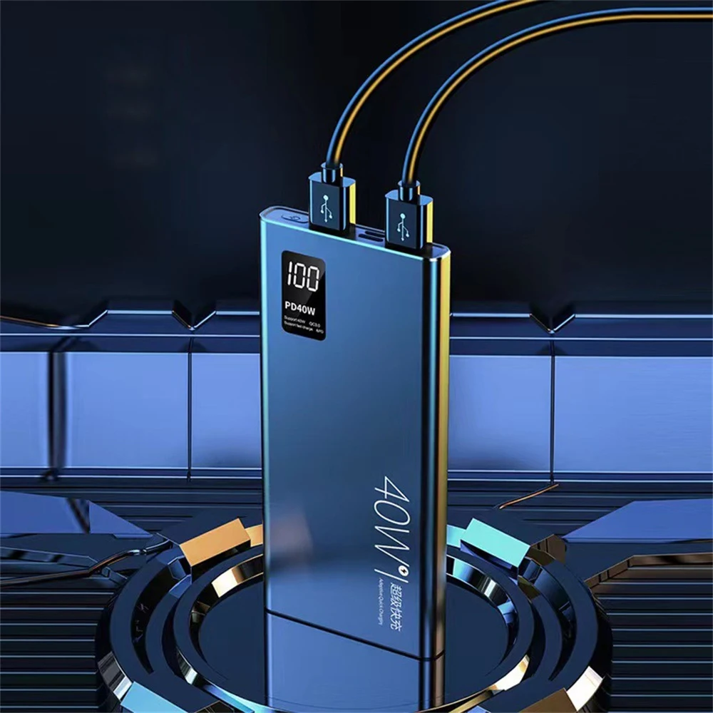 

Simultaneously Charging Three Devices Fast Charging Size 141x66x16mm Power Bank Reasonably Arrange Electricity Consumption