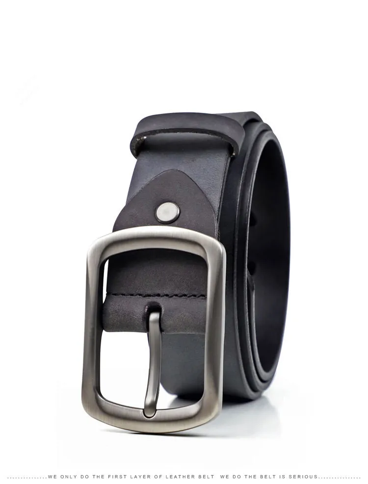 men's leather belt casual needle buckle belt for men fashion jeans male belt luxury brand