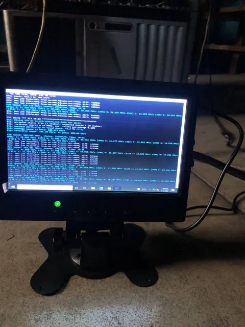 Портативный 7-дюймовый дисплей 1024x60 IPS-экран AV-камера монитор инженерного