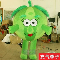 plush inflatable costume cucumber fruit cartoon doll clothing people wear walking interactive doll clothing