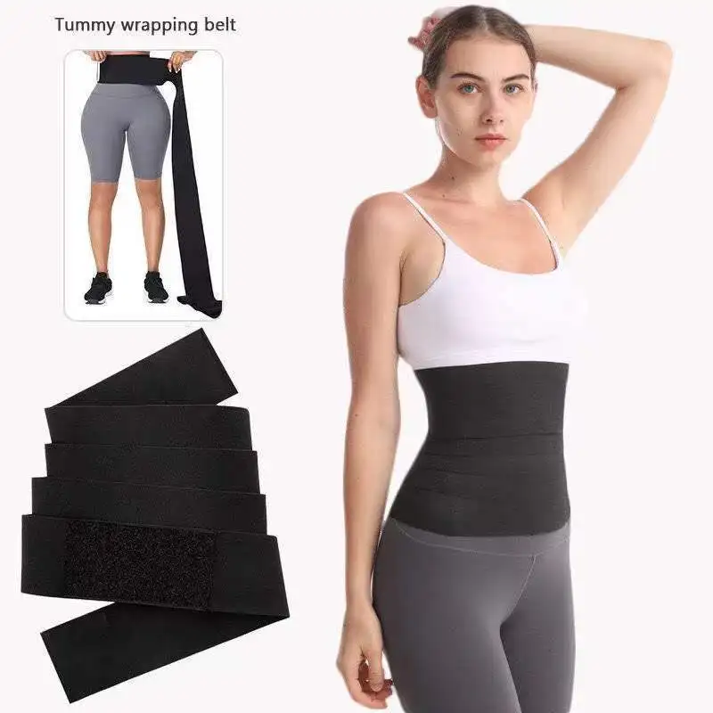 Women's Plastic Belt New Elastic Waist Wrapping Body Sculpting Yoga Fitness Abdominal Exercise Plastic Strap Adjustment