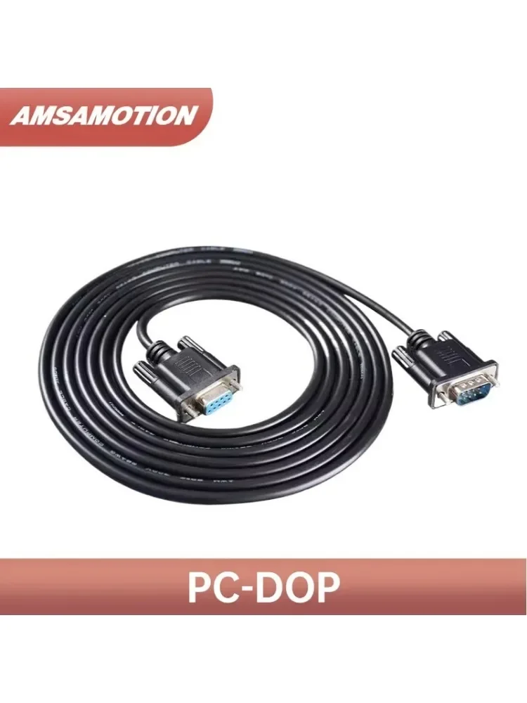 Фото PC-DOP для Delta DOP сенсорный экран HMI последовательный порт кабель для программирования RS232 9-контактный разъем «мама» на 9-контактный разъем «папа» линия загрузки №1