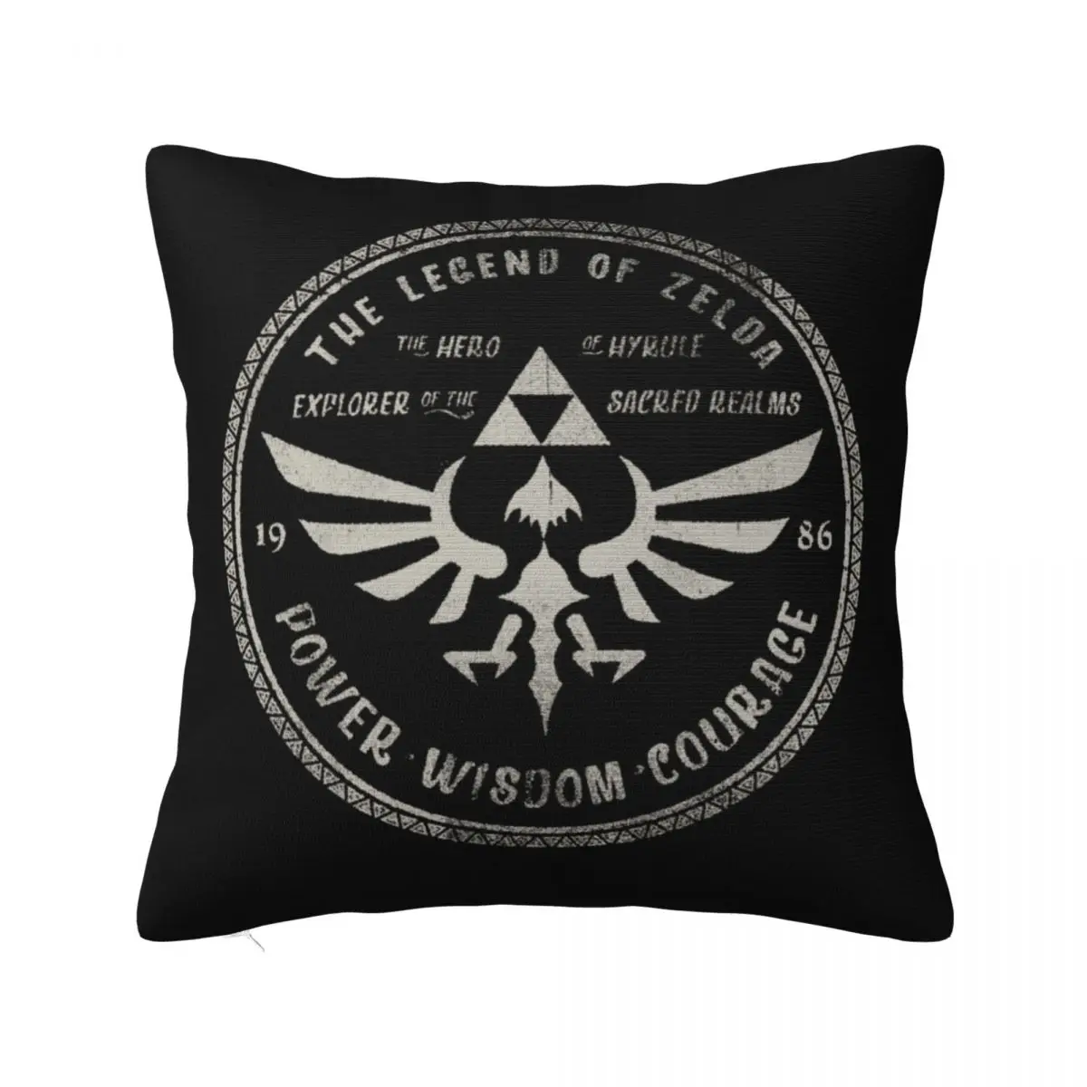 

Tears Of The Kingdom Pillowcase Printing Cushion Cover Decorative Vintage Game Throw Pillow Case Cover Home Zipper 40X40cm