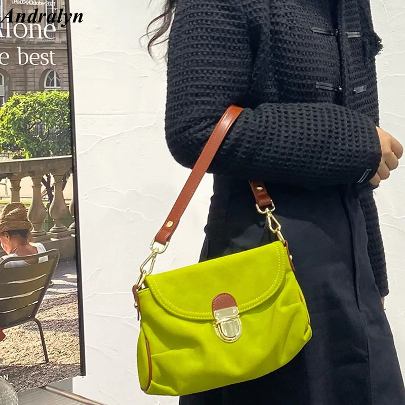 

Женская сумка через плечо с верхней ручкой, летняя дизайнерская сумочка зеленого и розового цвета с откидной крышкой, 2023