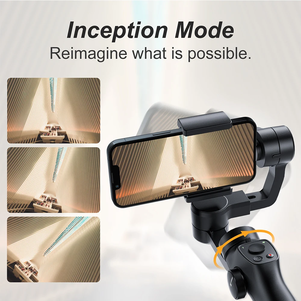 funsnap capture2 3axis handheld gimbal stabilizer for smartphone samsung iphone gopro camera action eken gimbal kit ios android free global shipping