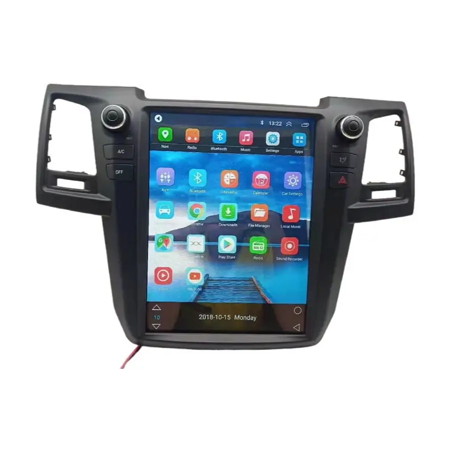 Экран Tesla Android GPS для Toyota Fortuner/HILUX SW4 Revo 2005-2014 руководство пользователя A/C