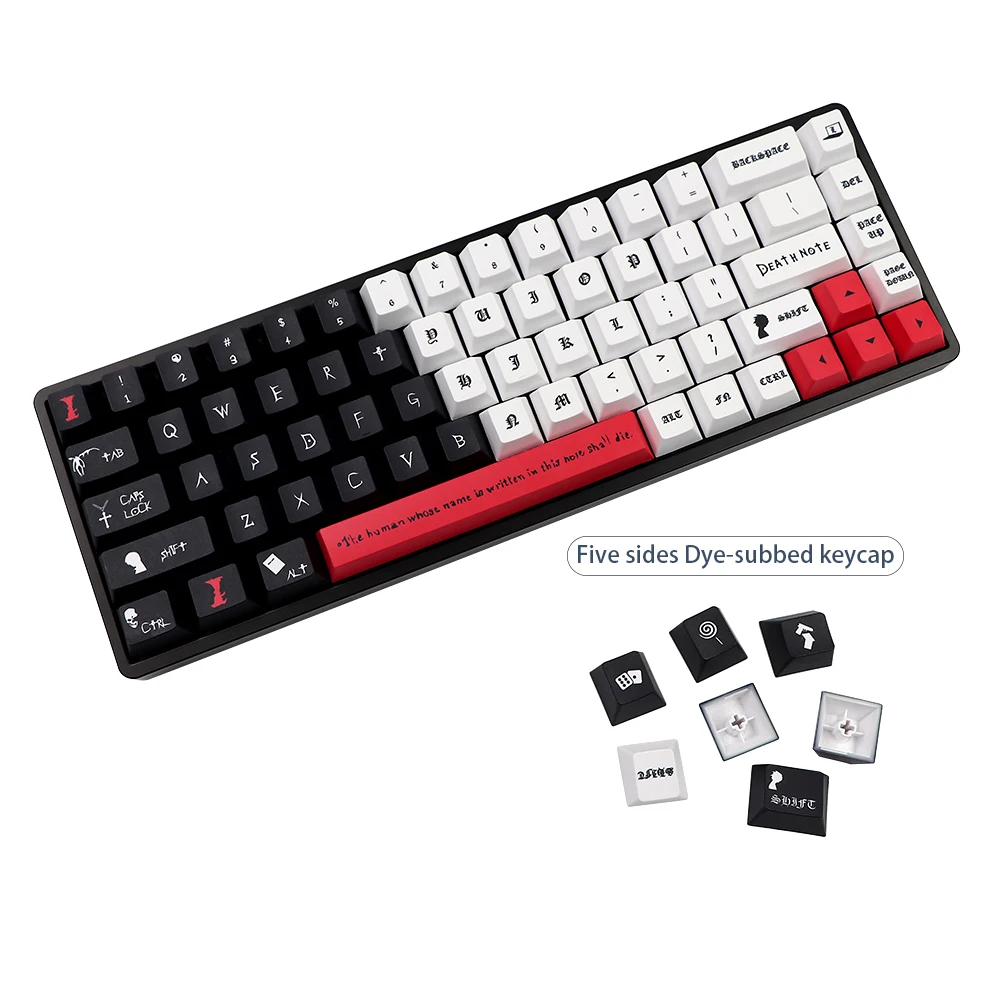 

Keycap Cherry Profile Dye Subb Personalized Keycaps For Mechanical Keyboard GK61 64 68 96 108 Layout iso Key