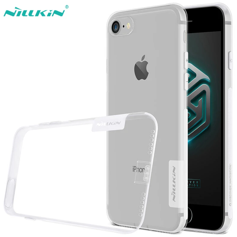 

For iPhone SE 2022 2020 Case For iPhone 8 7 Cover Nillkin Nature Transparent Case Clear Soft Silicon TPU Cover For iPhone SE3