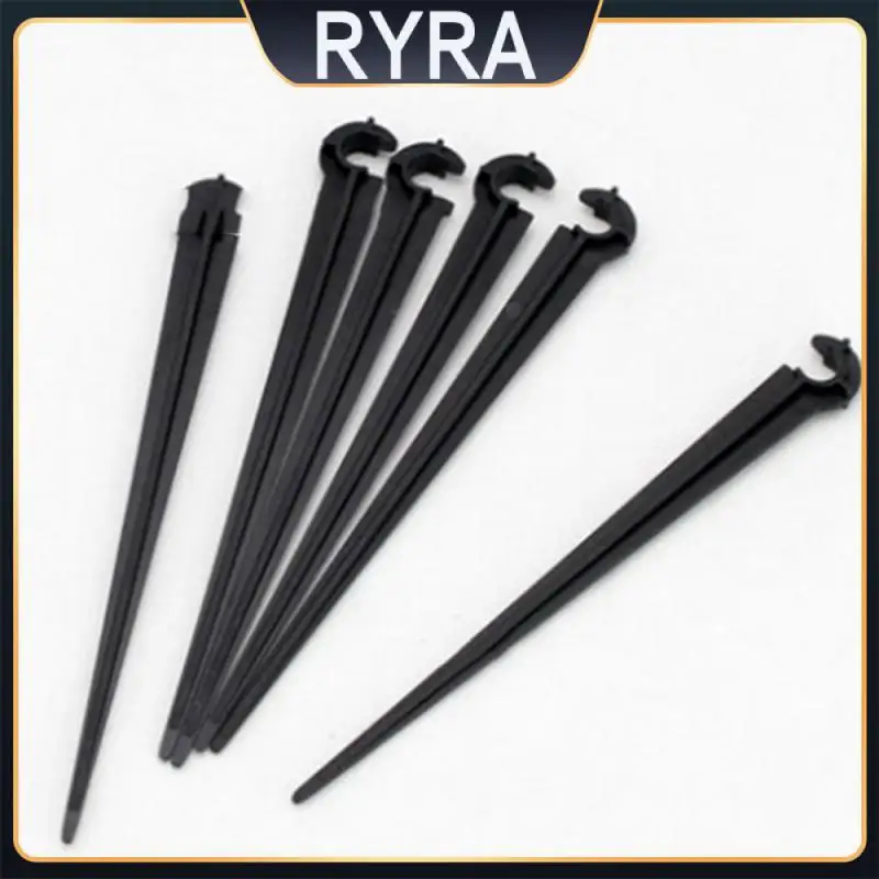 

Convenient Use Easy To Use "c" Type 4/1 "pipe Fixing Bracket Flexible Positioning Little Red Hat Dripper Set Accessories