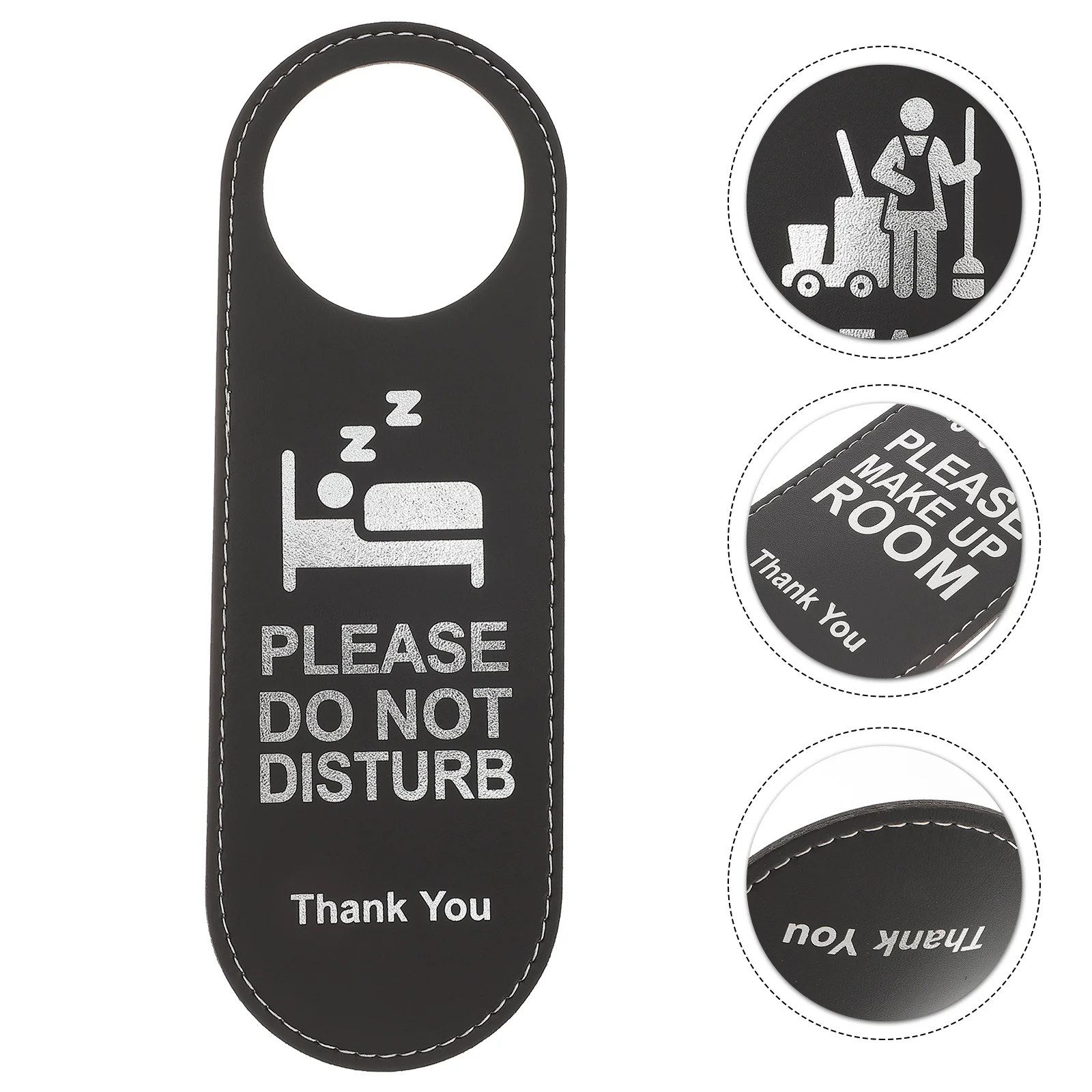 

Door Sign Not Do Disturb Hanger Knob Hanging Hotel Office Signs Please Room Pendant Tag Ornament Wall Home Double Make Up Sided