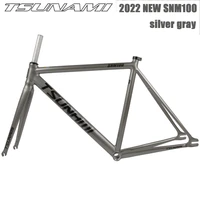 new tsunami snm100 bicycle frame aluminum racetrack frame options fixed gear carrier road bike silver greyframe 49 52 55 58cm