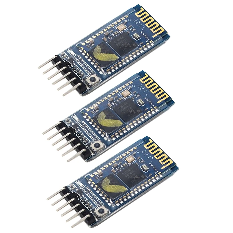 

3PCS HC-05 Master-Slave Integrated Bluetooth Module With Base Plate