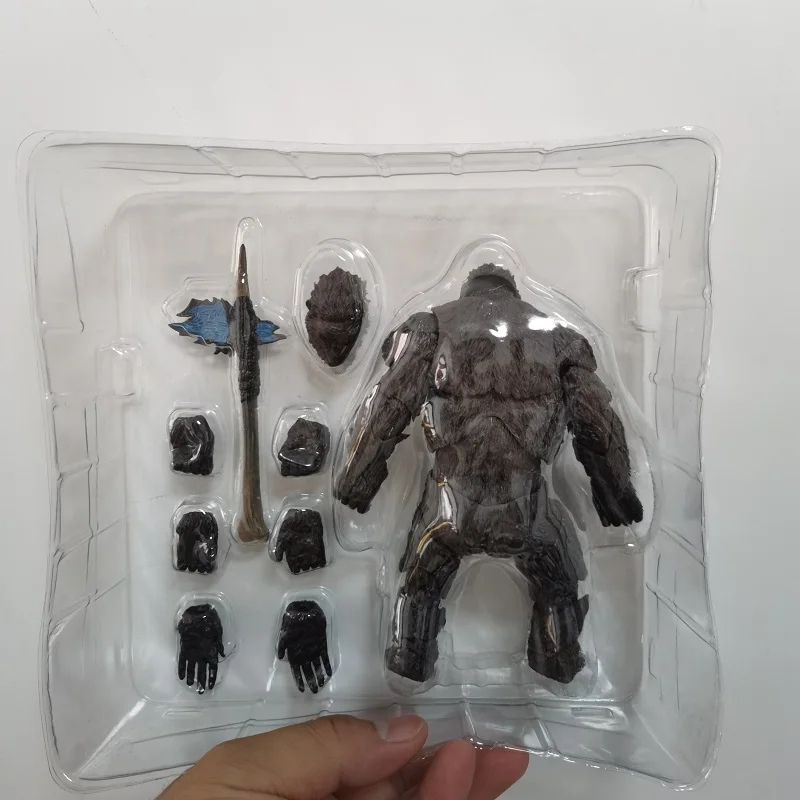 a filmowa 2021 Godzilla vs. Kong mobilność stawów экшн-фигурки модель гориллы из ПВХ статуя декор для