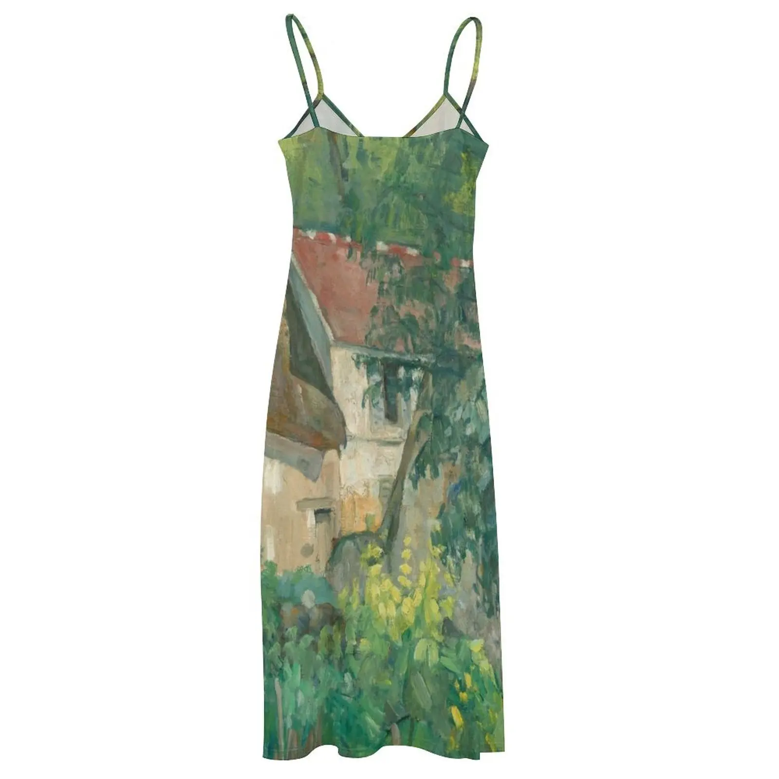 Paul فاzanne House of Père Lacroix 1837 длинное платье без рукавов с рисунком женское летнее