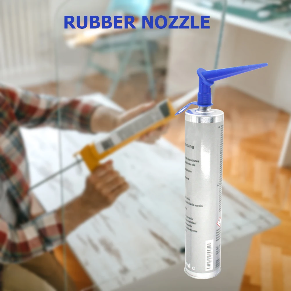 5pcs Universal Pointing Multi Directional Sealing Caulking Nozzle Professional Glass Glue Tip Mouth Construction Tools Durable