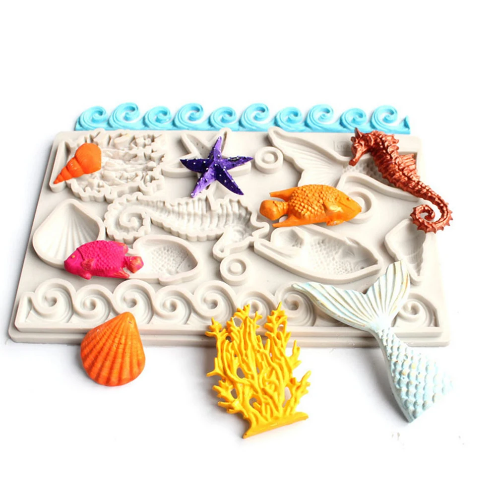 

Sailboat Anchor Bird Silicone Mold Sea Animals Cupcake Topper Baby Party Fondant Cake Decorating Tools Chocolate Gumpaste Moulds