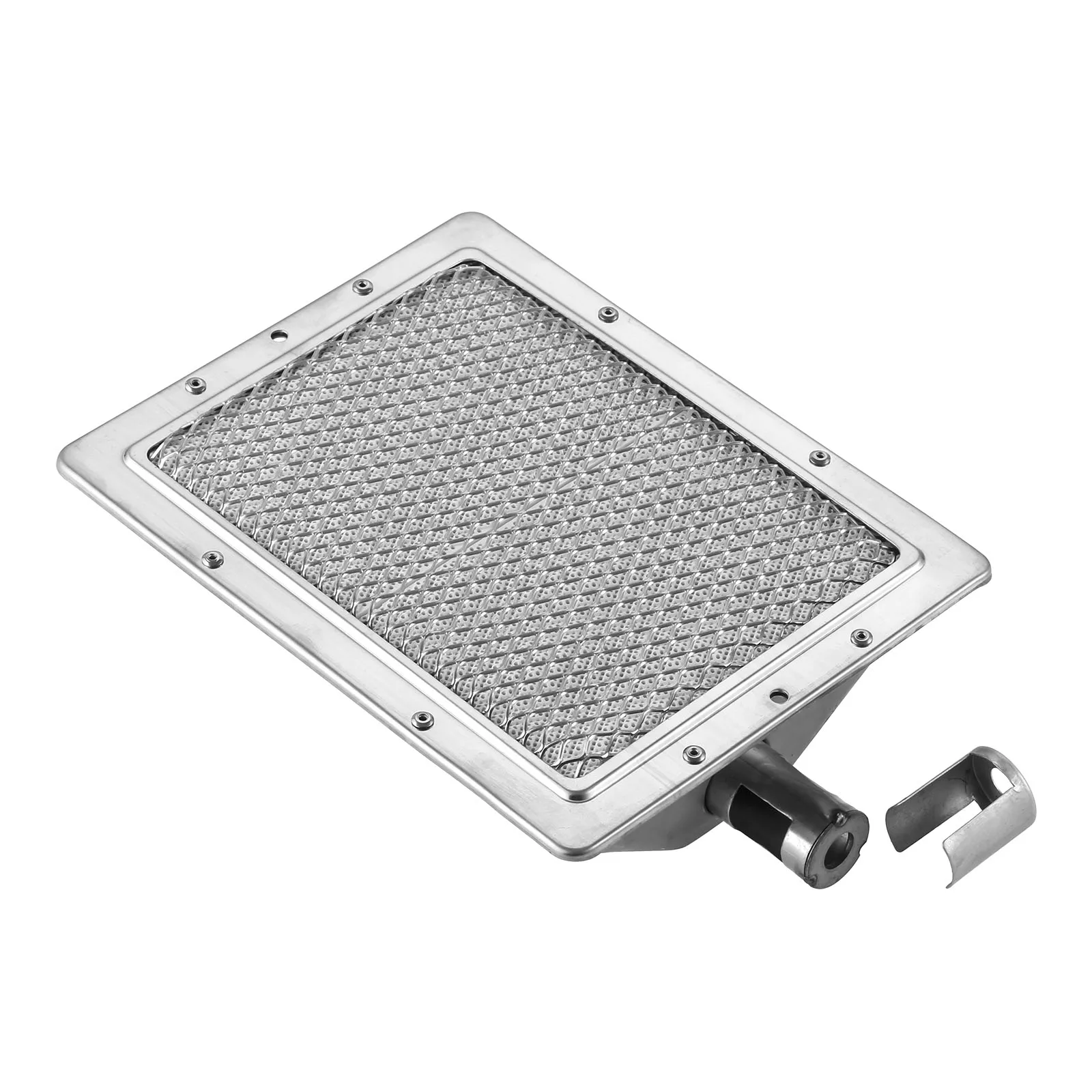 Керамический инфракрасный нагревательный горелка для гриля BBQ плиты обогреватель 8.66" x 6.69" (220x170 мм) для использования на открытом воздухе и в помещении.