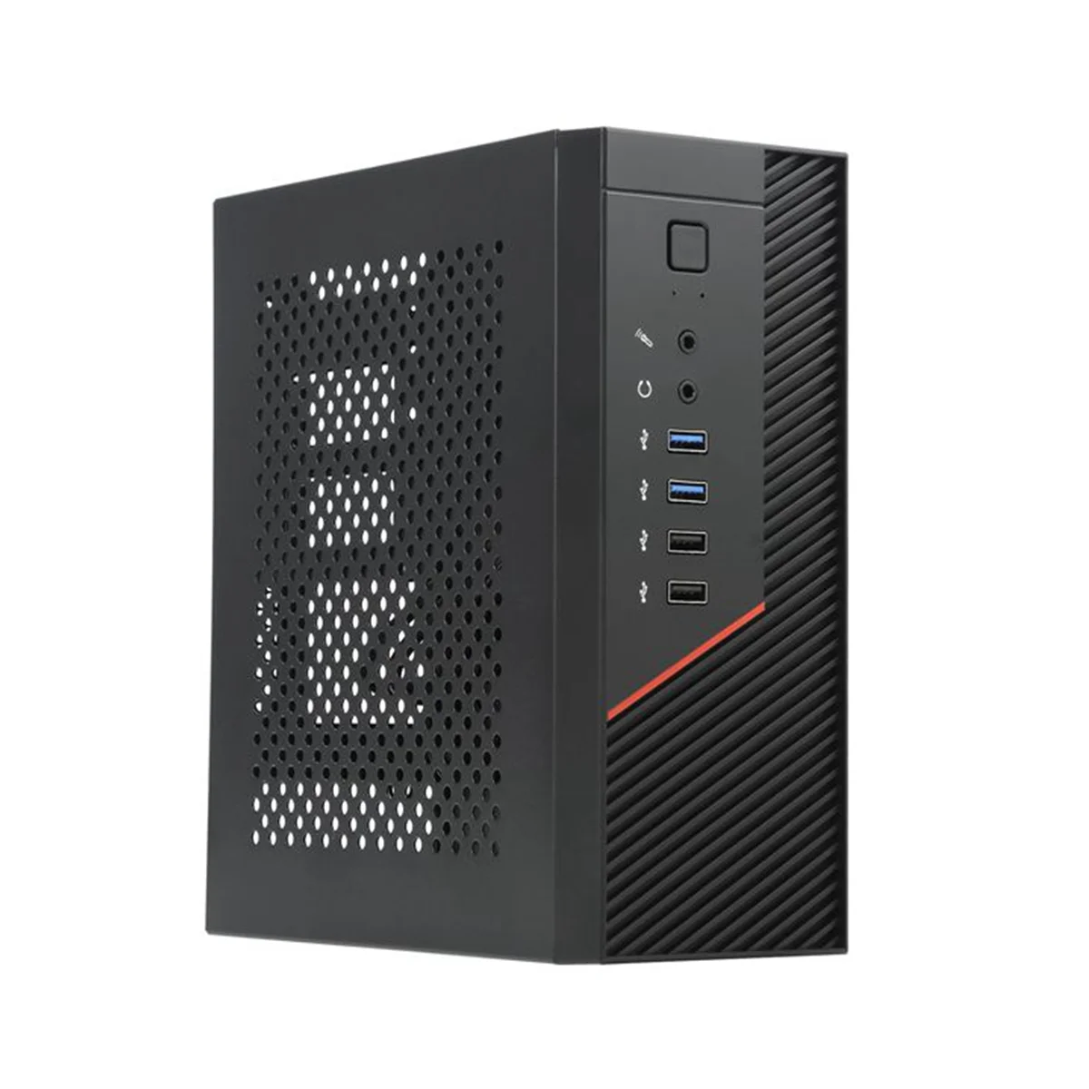 

A09P Black 4.2L Desktop Mini Itx Case Htpc Chassis Game Computer Can Stand or Lie Down for Small 1U Power Supply