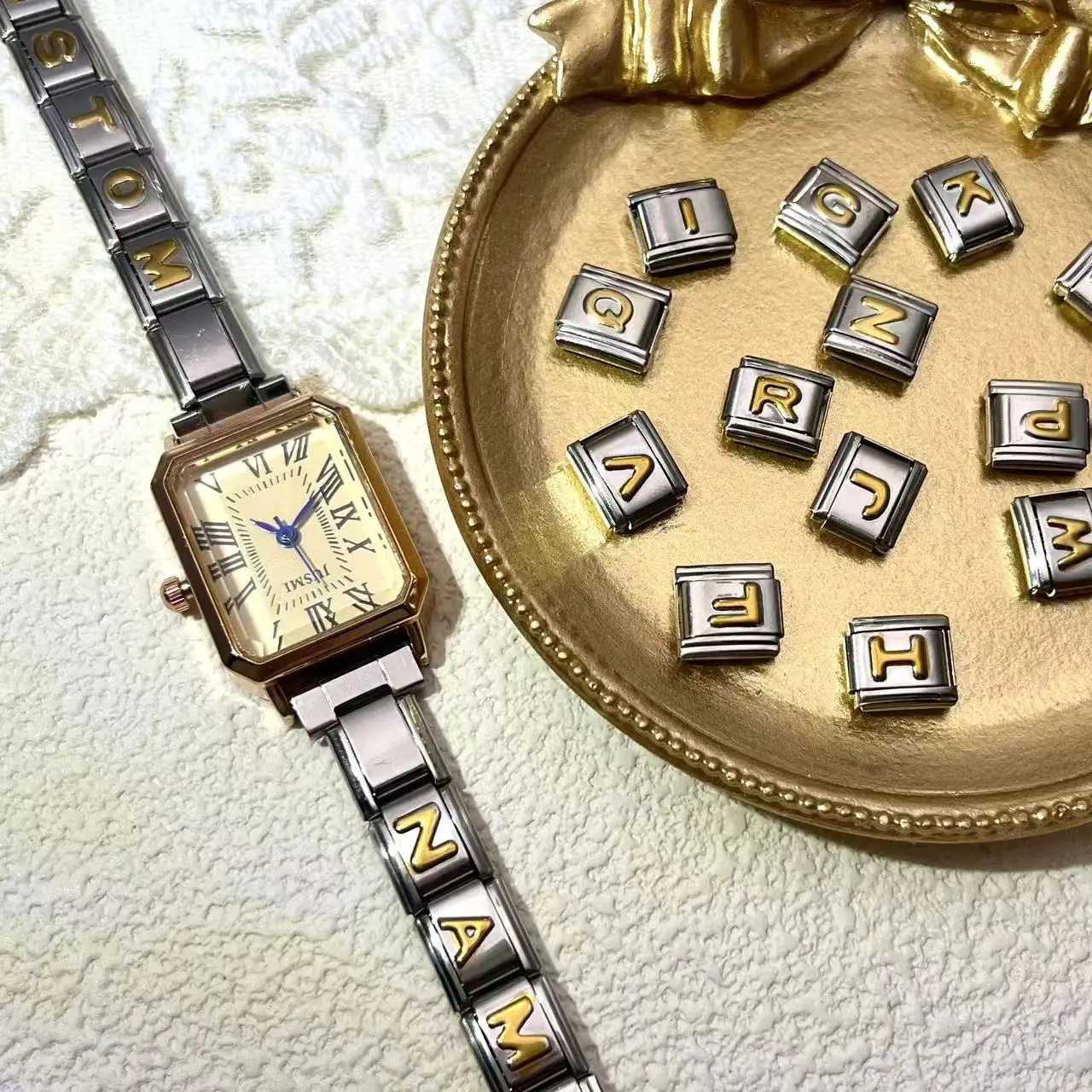 Римские цифры стильные квадратные женские и мужские кварцевые часы