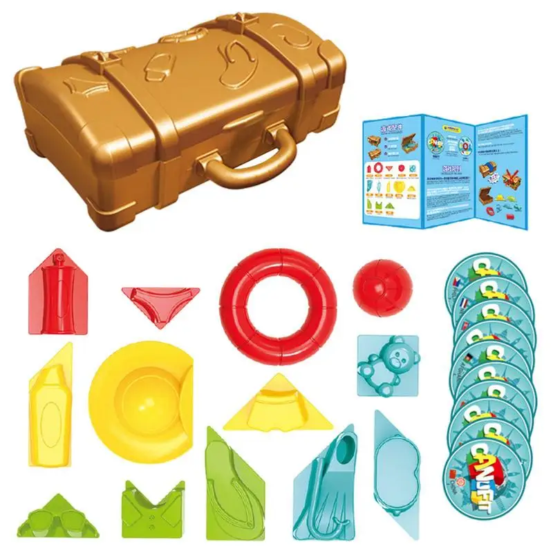 

Children Puzzles Educational Toys Logical Thinking Stacking Game Spot Cards Treasure Hunt Adventure Board Games