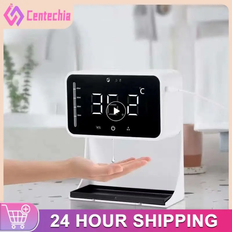 

2/3/5PCS Automatic Infrared Sensor Thermometer Washing Hands Free Hand Sanitizer All-in-one Measuring Machine Soap Gel Dispenzer