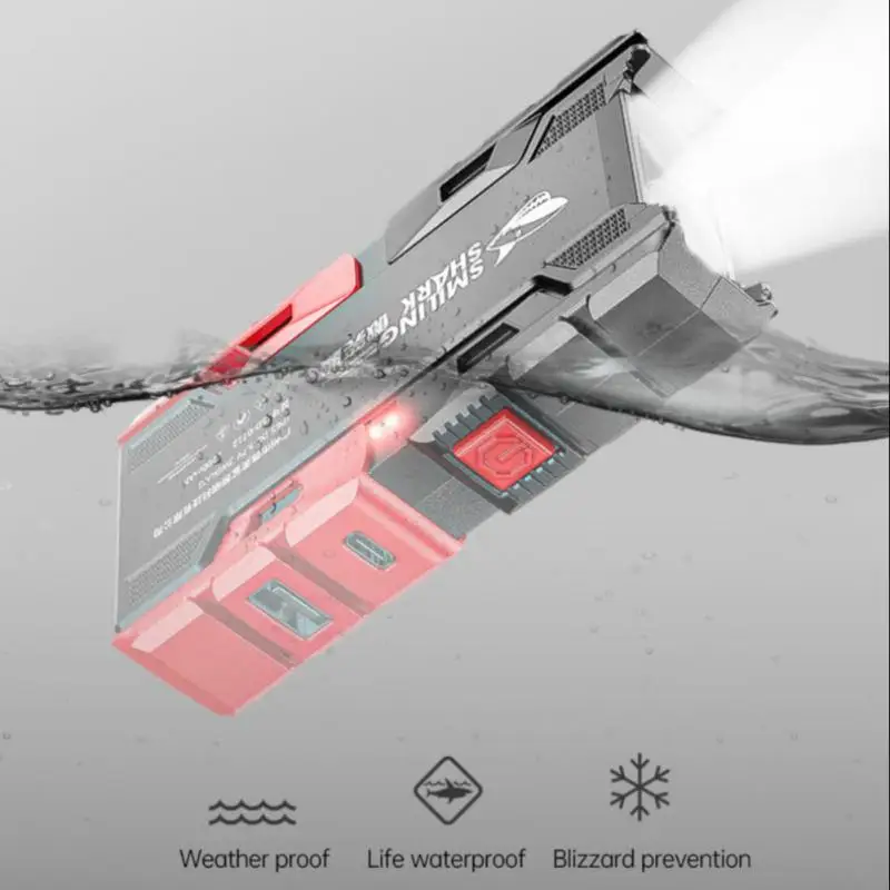 

Фонафонарь Smile Shark светодиодный, многофункциональный, водонепроницаемый, яркий, перезаряжаемый