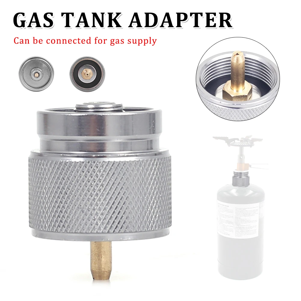 

Outdoor Travel Camping Gas Stove Refill Bottle Gas Adapter Propane Gas Carp Fishing Hiking Gas Tank Adapter Accessories